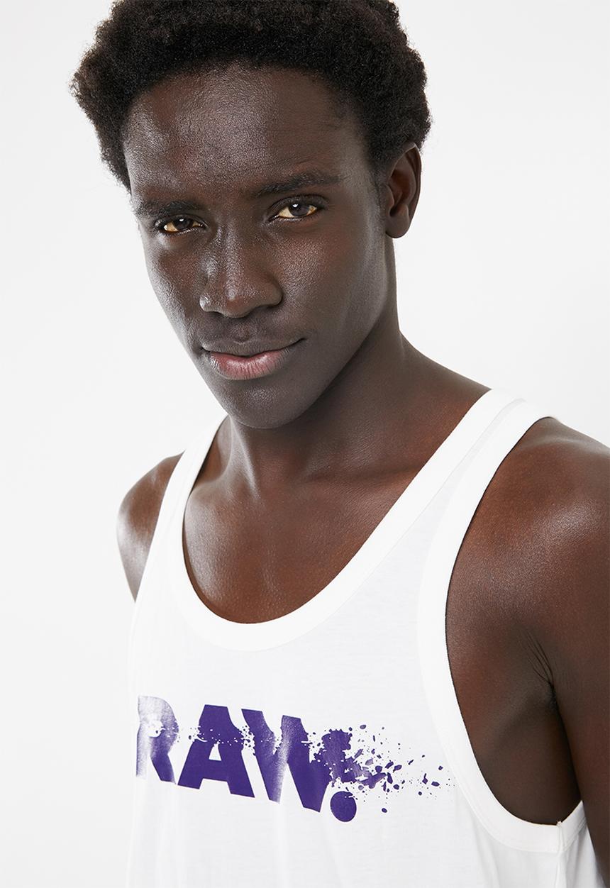 G-STAR - Broaf loose tank top - white 