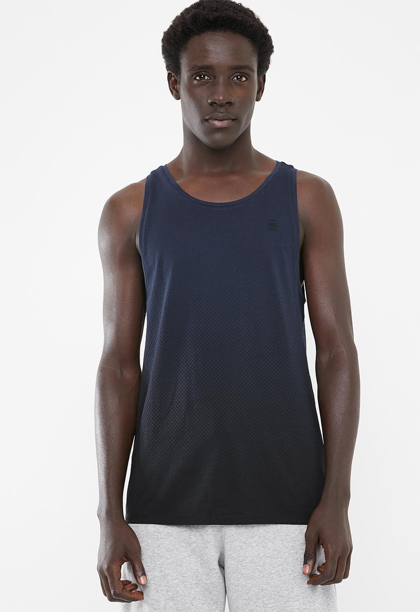 G-STAR - Finch grad tank - blue