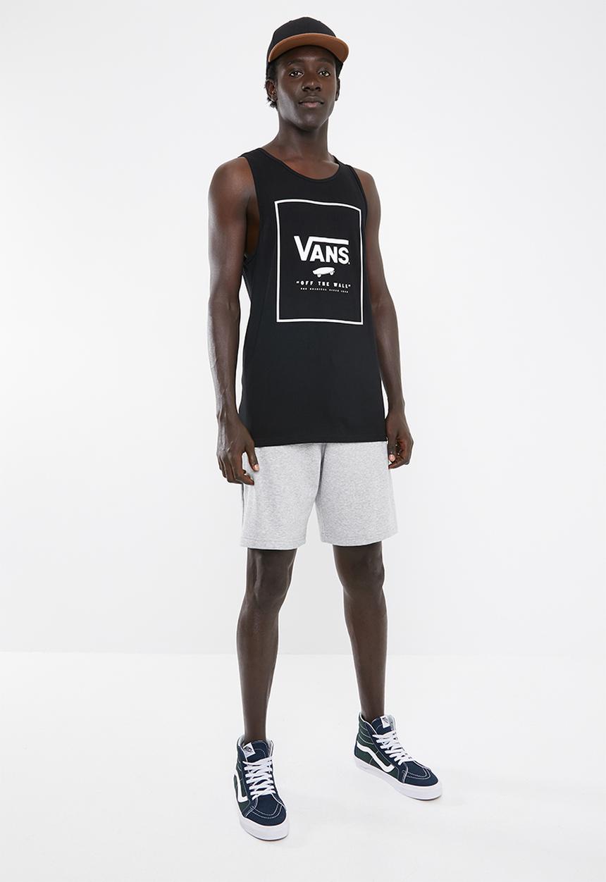Vans - Vans print box tank black & white
