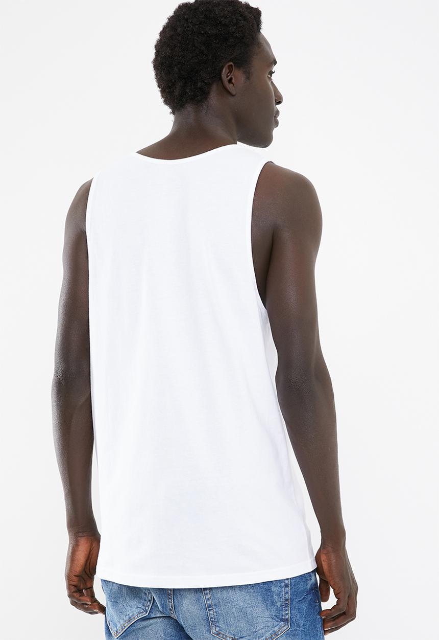 Vans - Vans print box tank - white