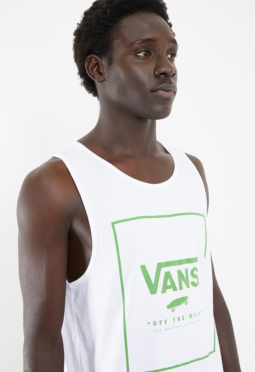 Vans - Vans print box tank - white