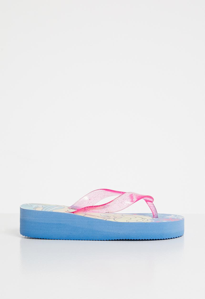 Character Fashion - Frozen wedge flops Multi-colour