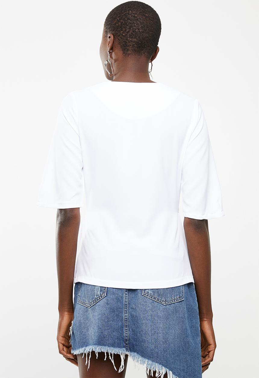 STYLE REPUBLIC - Wrap blouse - white
