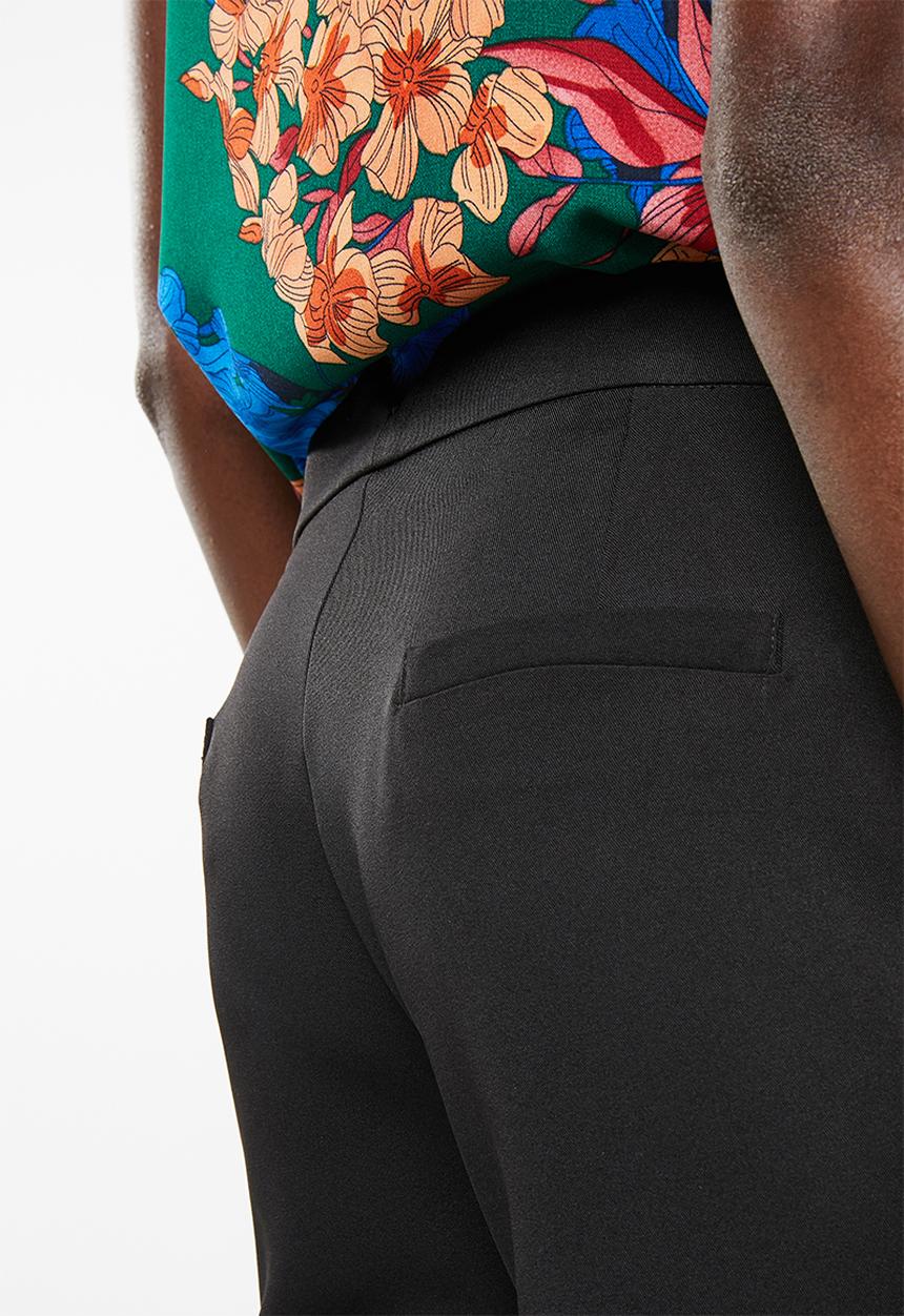 STYLE REPUBLIC - Longer length trouser - black