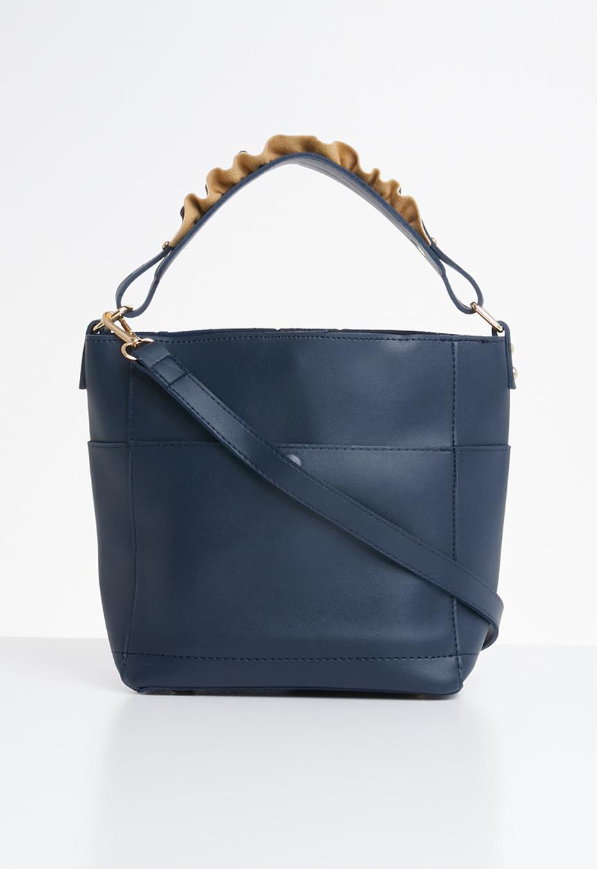 STYLE REPUBLIC - Frill detail mini tote bag - navy 