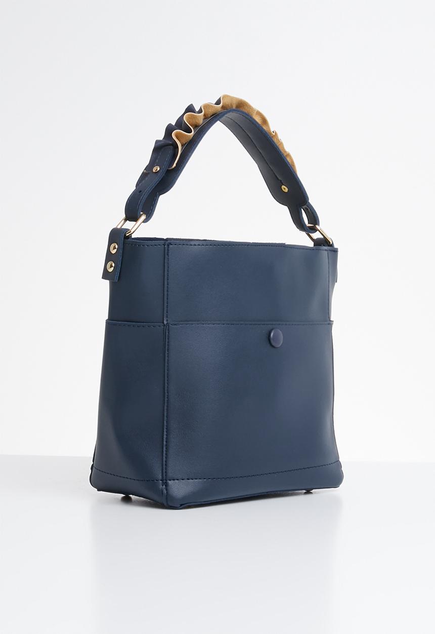 STYLE REPUBLIC - Frill detail mini tote bag - navy 