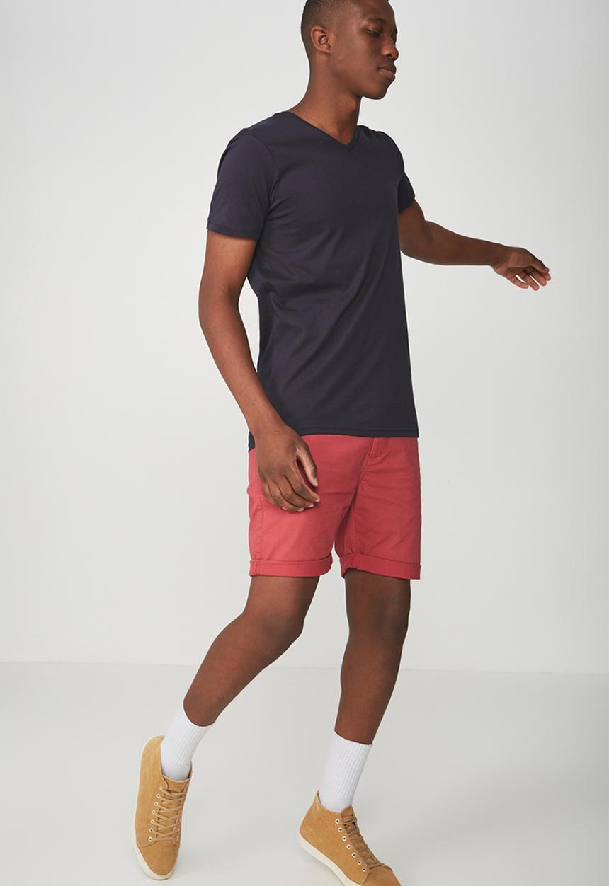 Cotton On - Essential v-neck tee -  navy