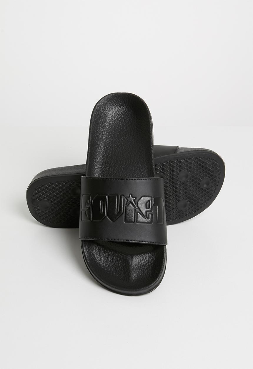 SOVIET - Seychelles slip on sandal - black