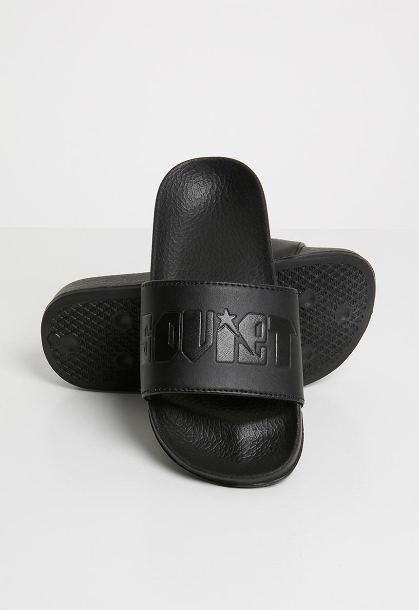 SOVIET - Seychelles slip on sandal - black