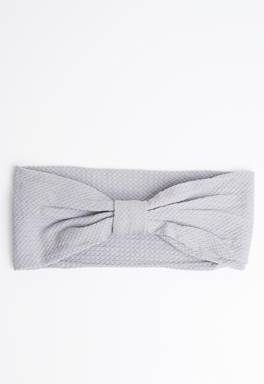 STYLE REPUBLIC - Knotted headband - grey