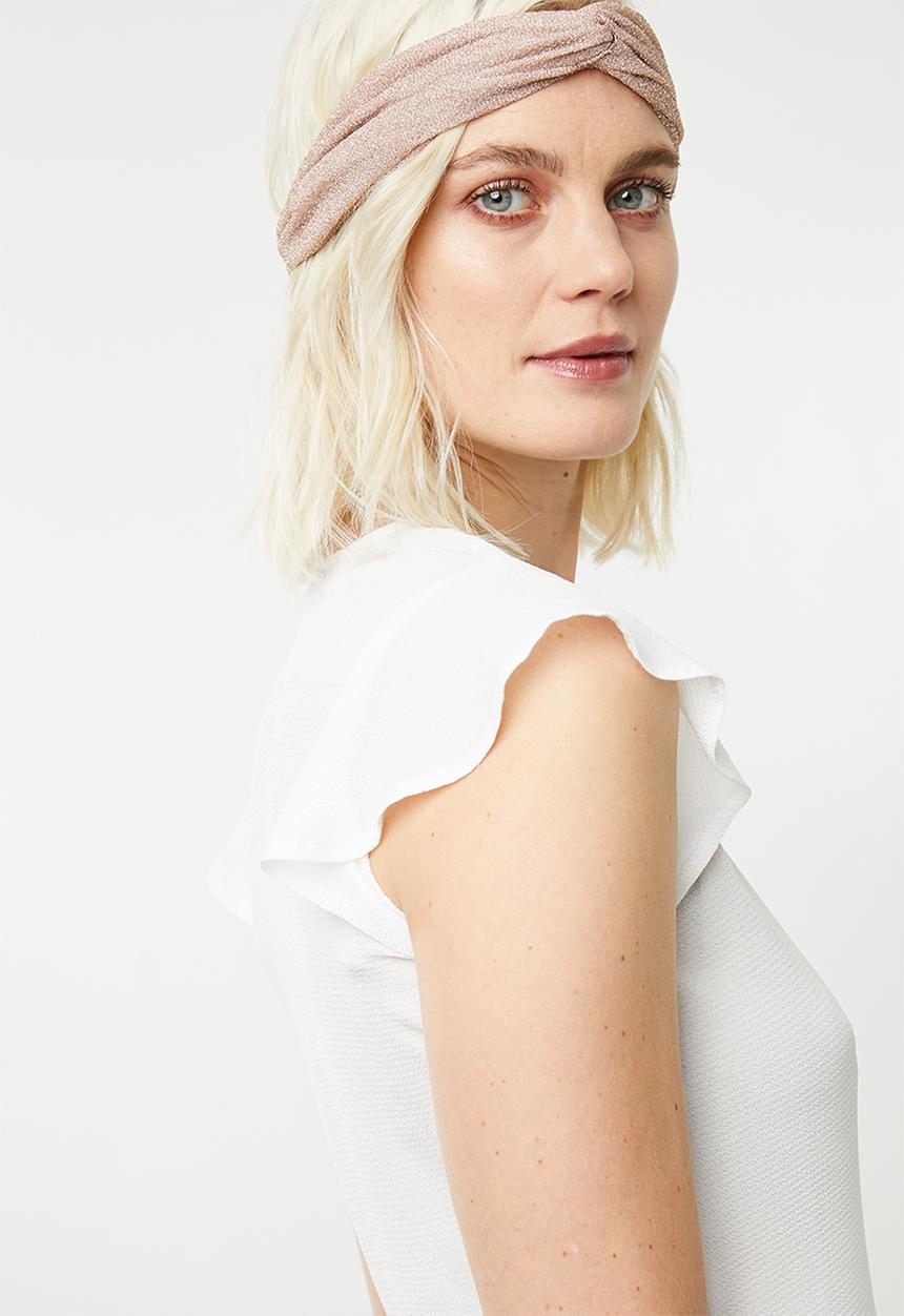 Superbalist - Soft wrap blouse - white