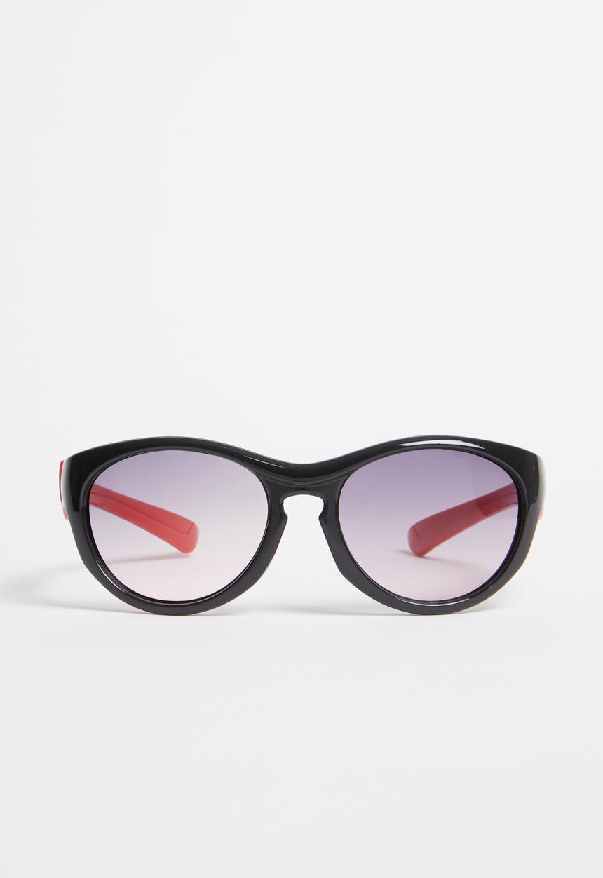 Pop Candy - Wayfarer colour block sunglasses - black