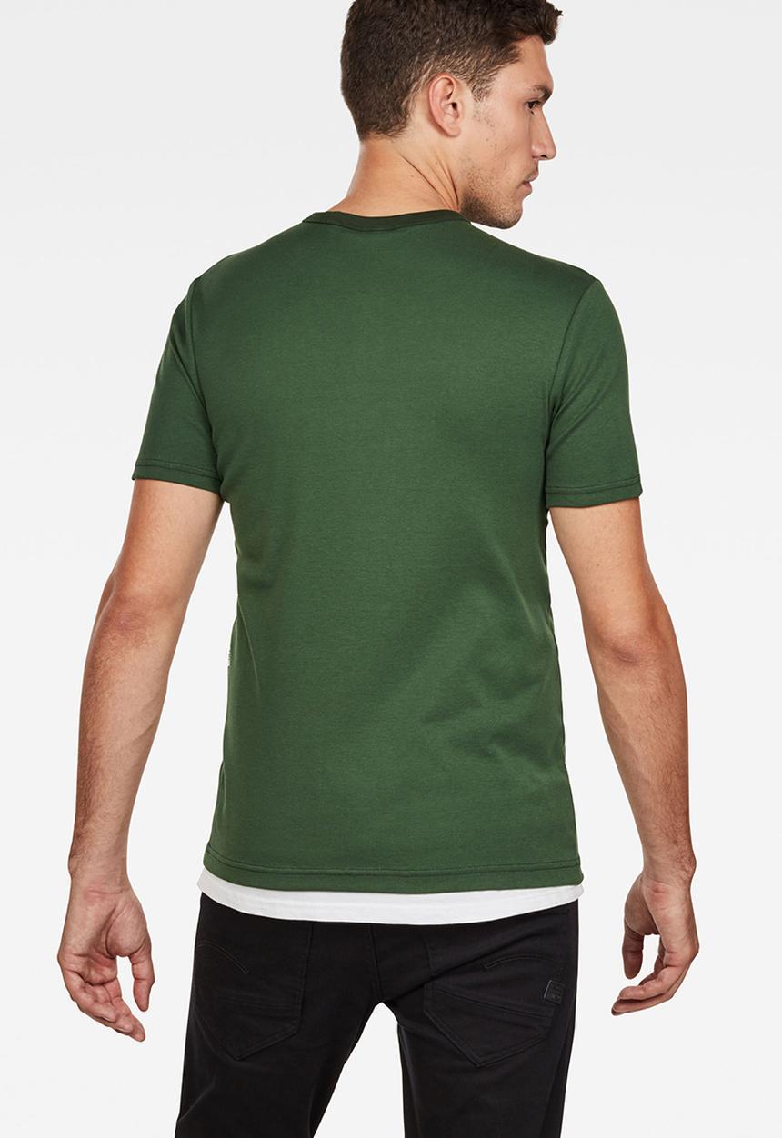 G-STAR - Graphic 16 slim tee - green