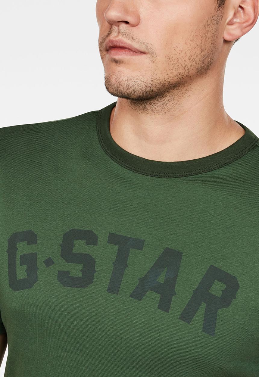 G-STAR - Graphic 16 slim tee - green