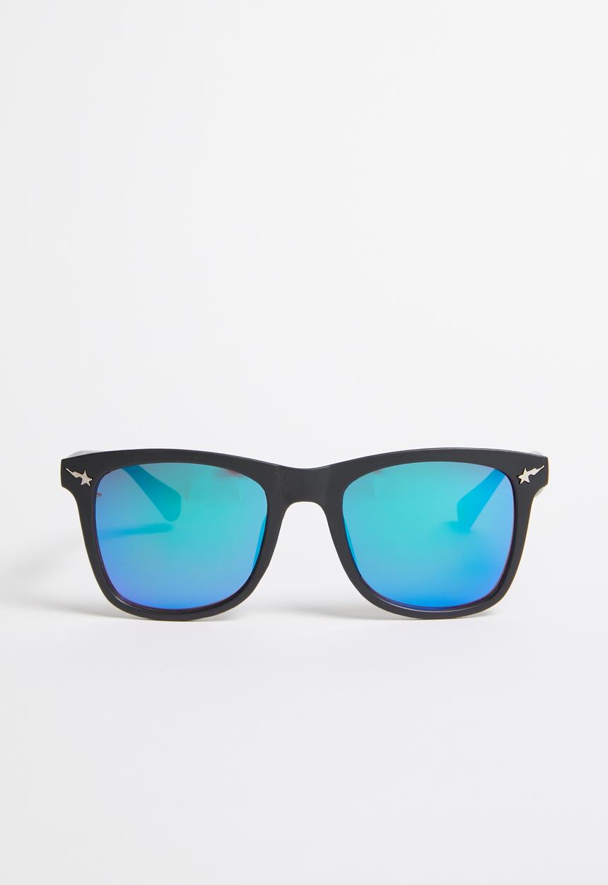 Pop Candy - Printed wayfarer sunglasses - khaki green