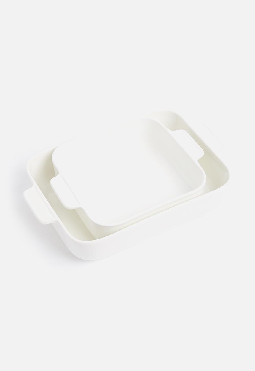 Humble & Mash - Porcelain baker set of 2 - white