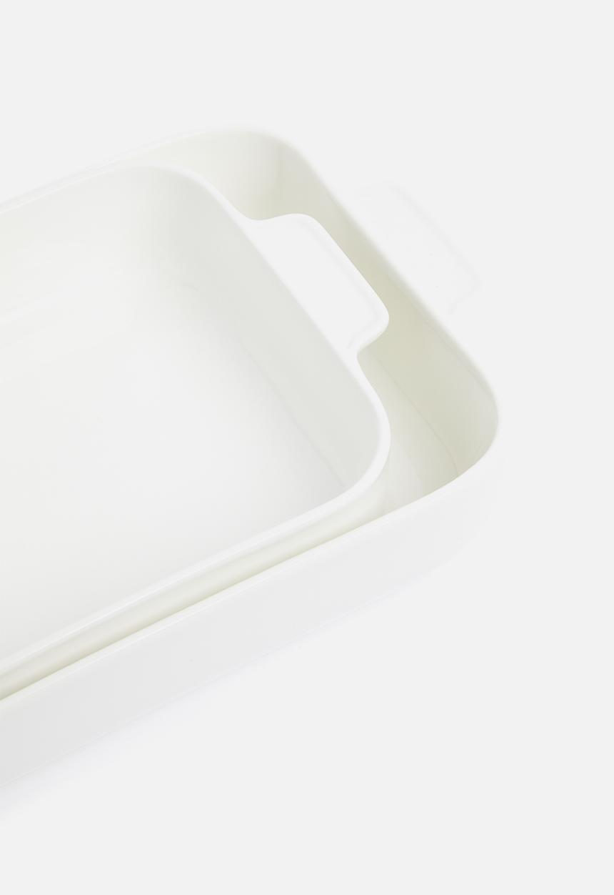 Humble & Mash - Porcelain baker set of 2 - white