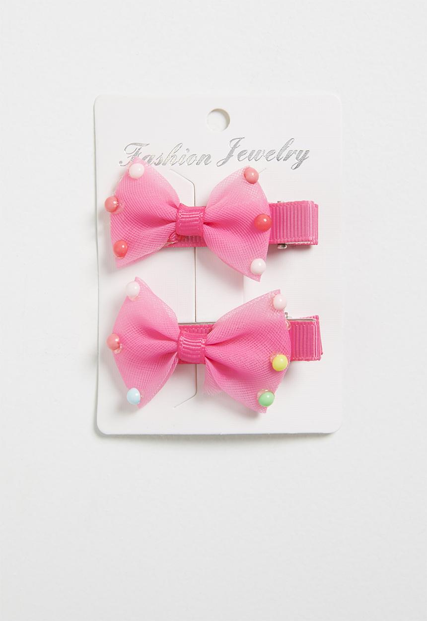 Pop Candy - Bow hairclips - pink
