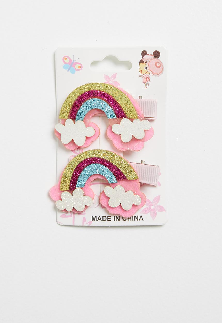 Pop Candy - Rainbow hair clips - multi 