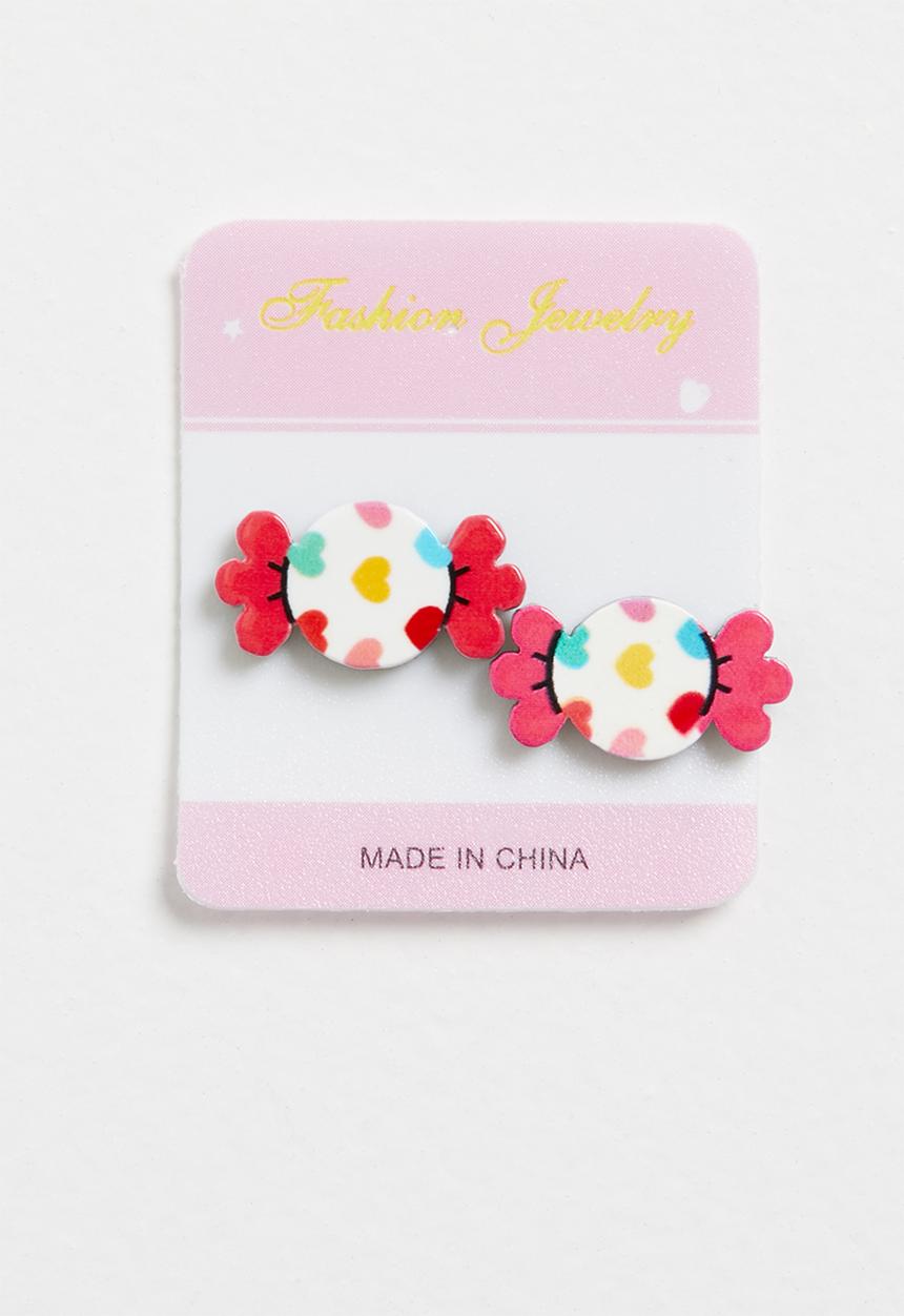 Pop Candy - Candy polkadot earrings - multi 