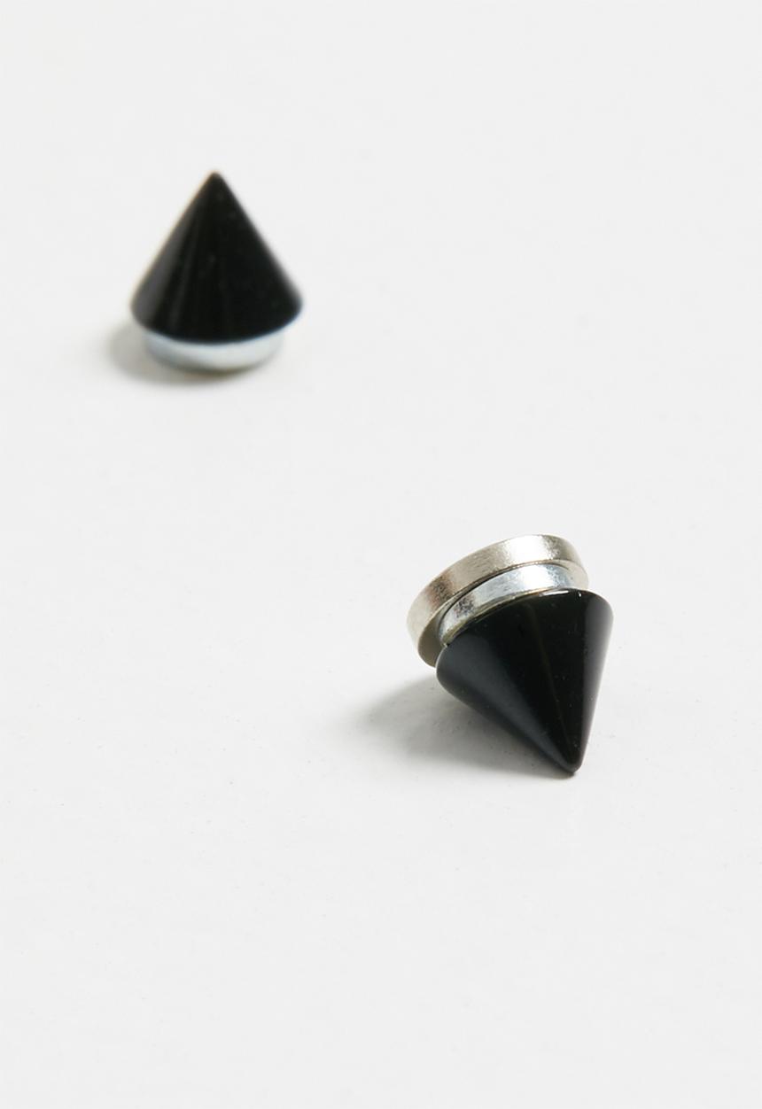 Pop Candy - Diamante earrings - black