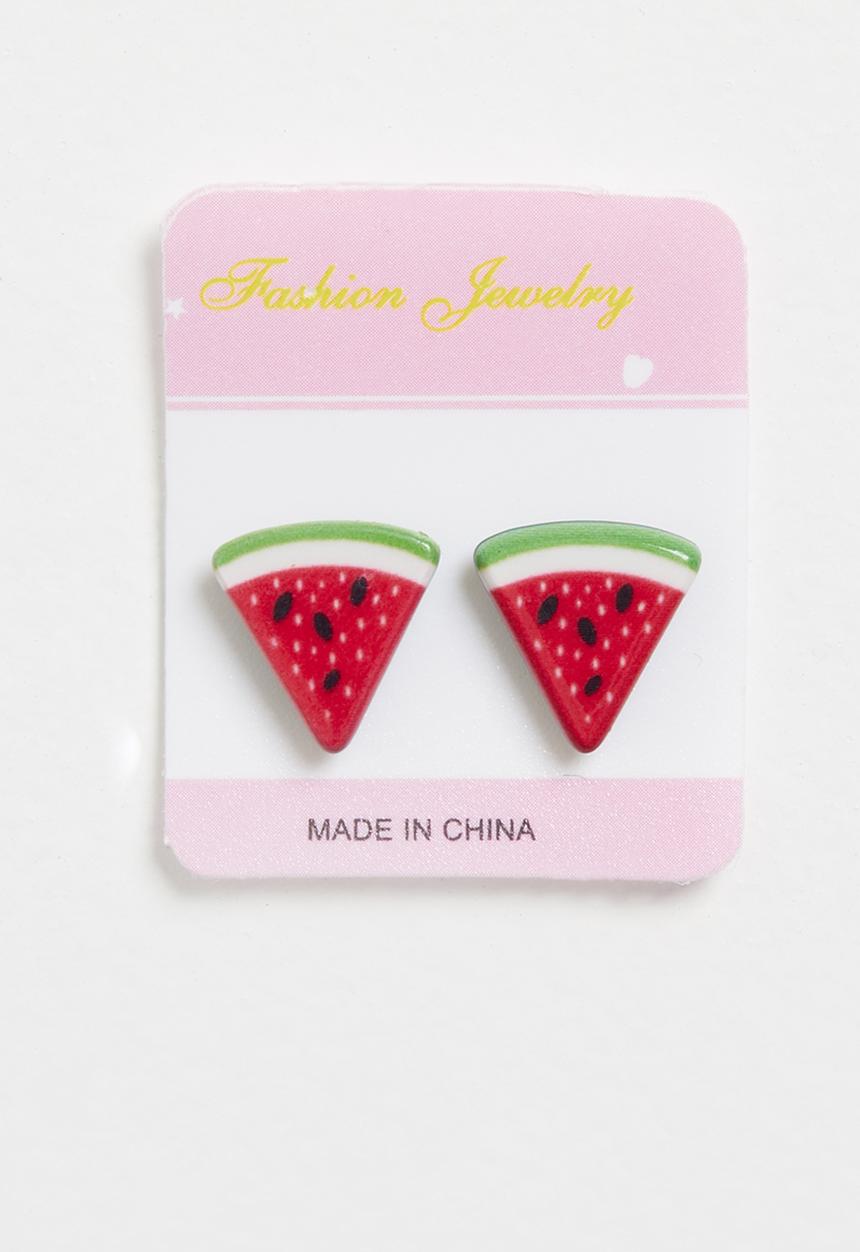 Pop Candy - Watermelon earrings - red