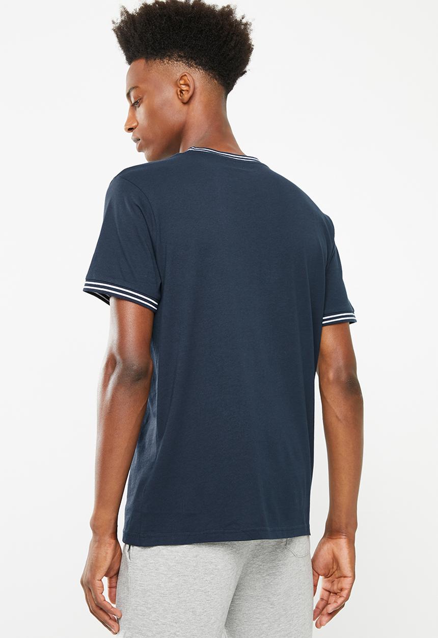 Brave Soul - Galwayb round neck T-shirt - navy