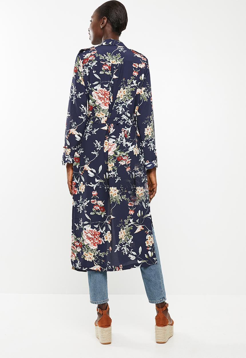STYLE REPUBLIC - Longer length soft jacket - navy