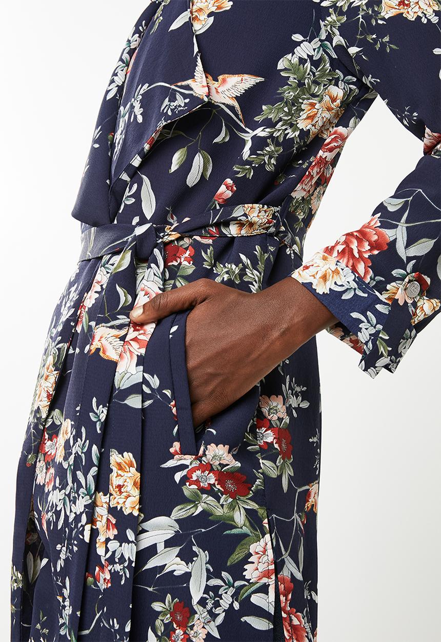 STYLE REPUBLIC - Longer length soft jacket - navy