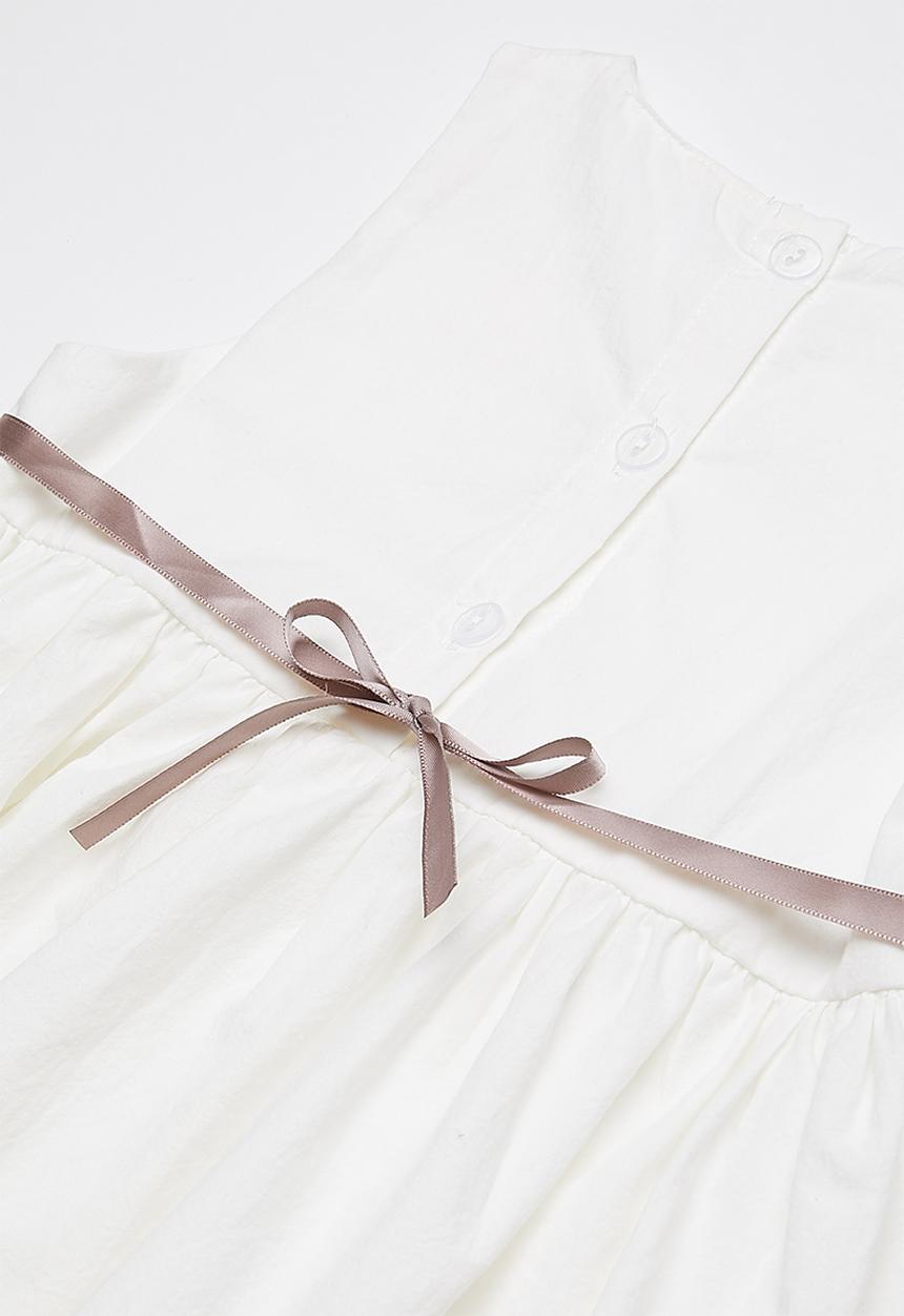 Pop Candy - Printed flower dress - white