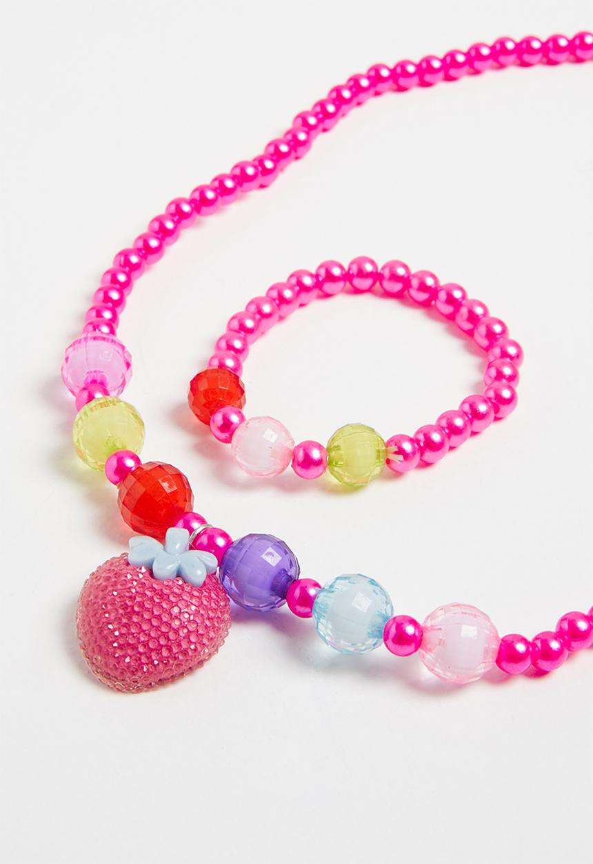 Pop Candy - Necklace and bracelet set - multi