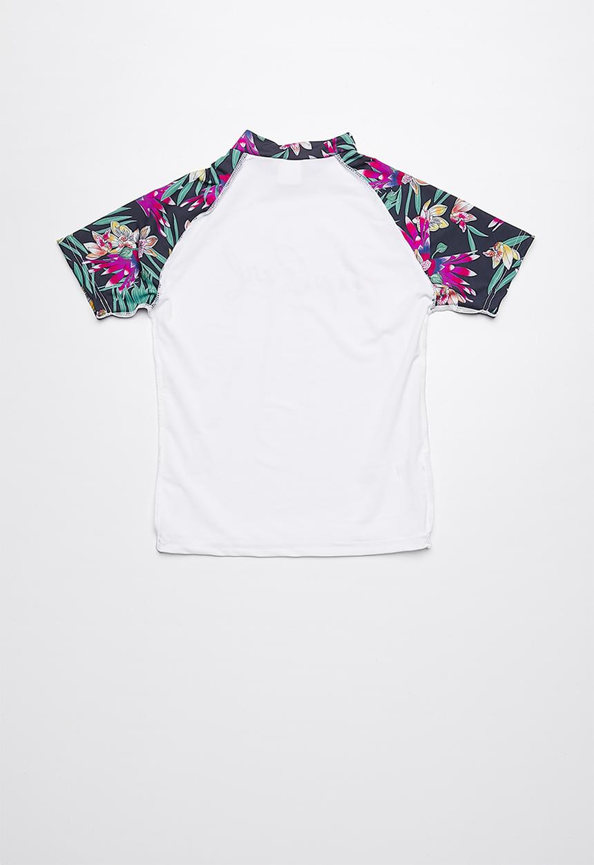 Rip Curl - Mystic sun short sleeve rashvest - white