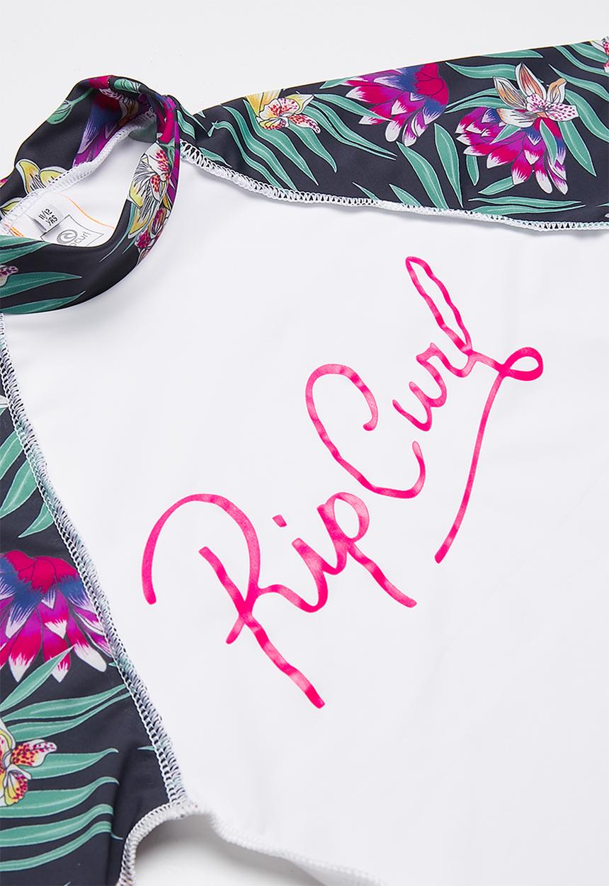 Rip Curl - Mystic sun short sleeve rashvest - white