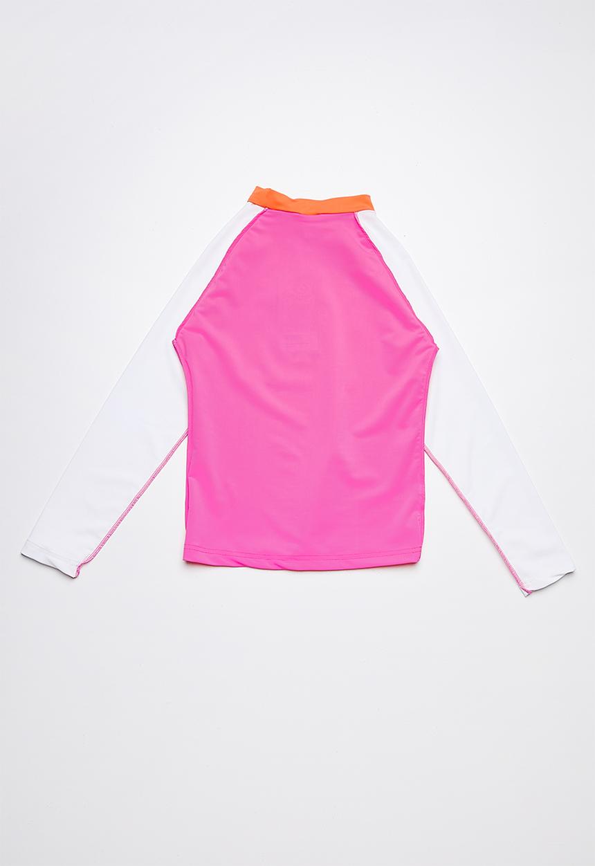 Rip Curl - Surf sunset long sleeve rashvest - pink