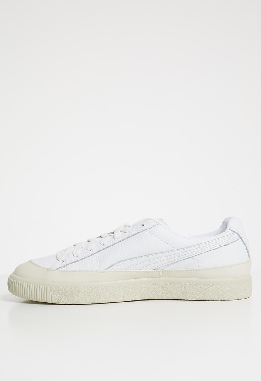 PUMA - Clyde rubber toe  - white