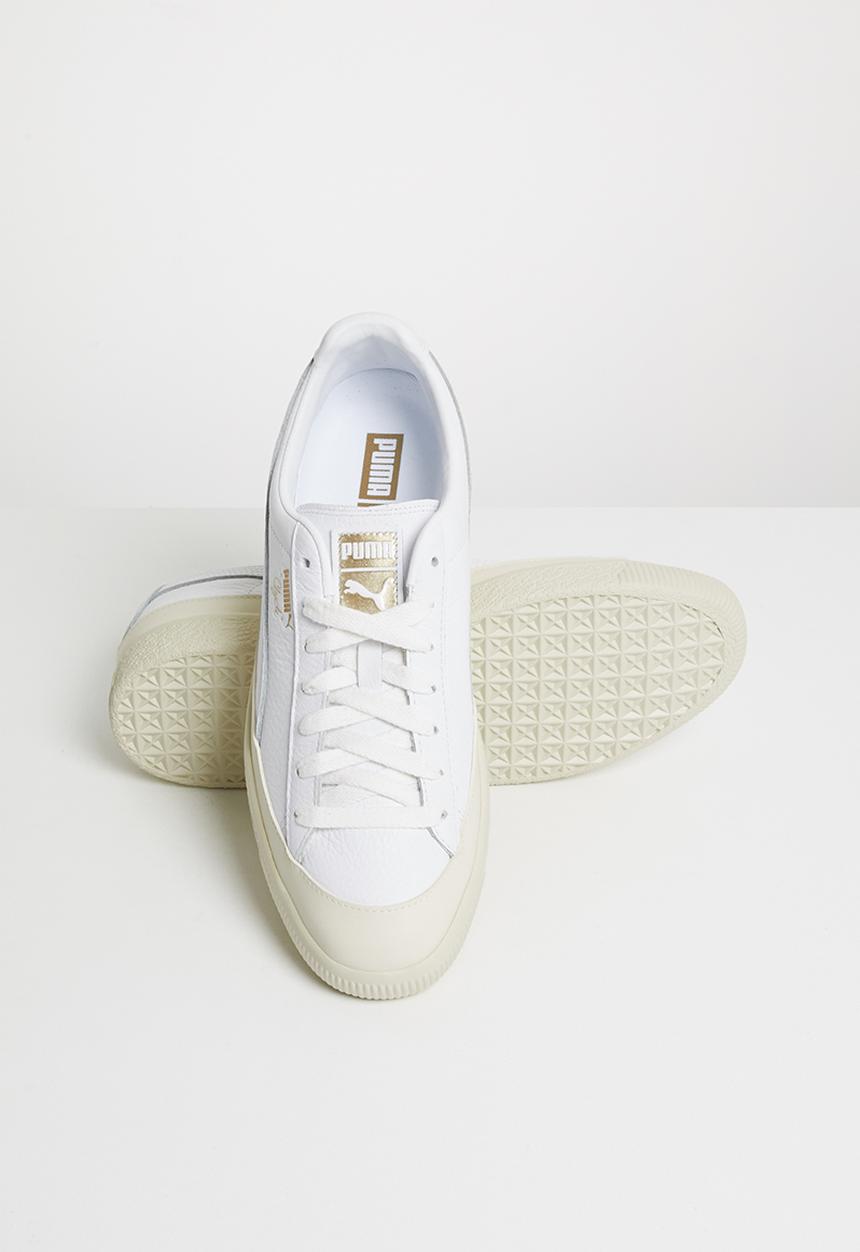 PUMA - Clyde rubber toe  - white