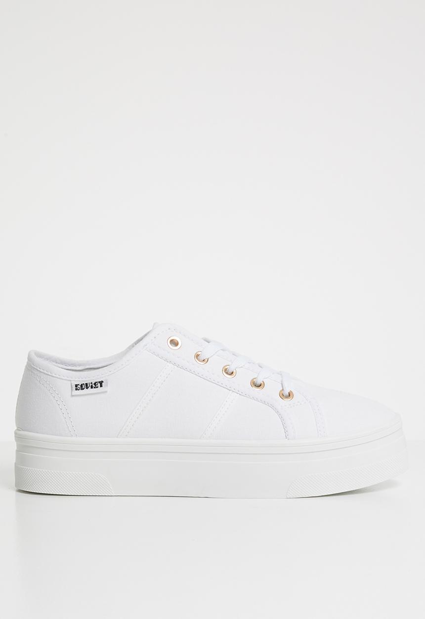 SOVIET - L simmons platform sneakers - white