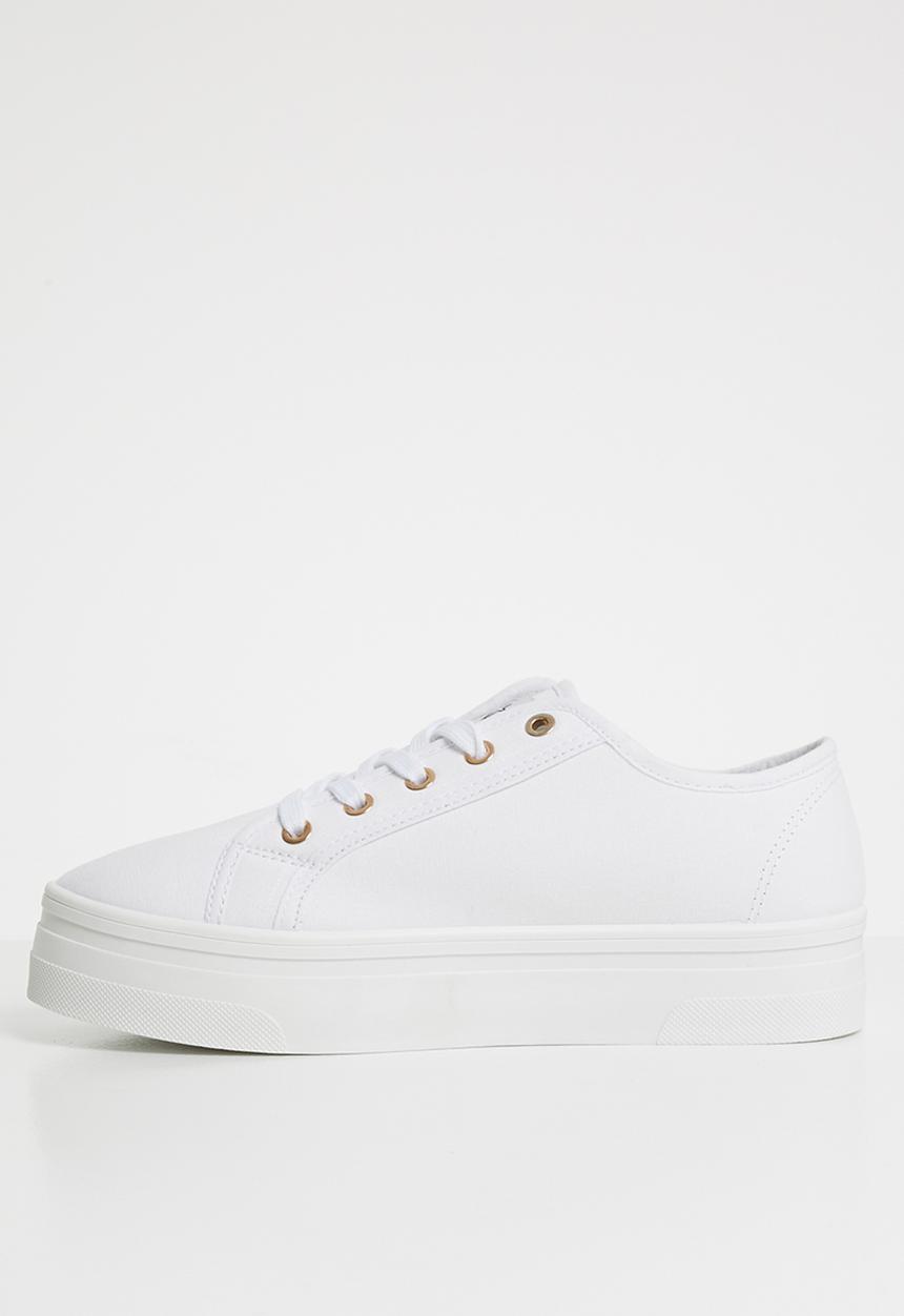SOVIET - L simmons platform sneakers - white