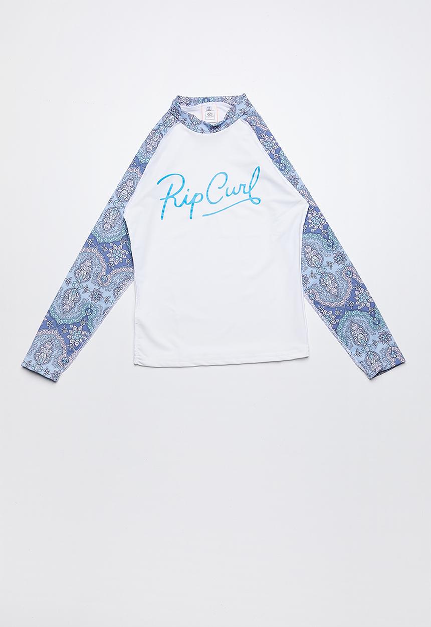 Rip Curl - Mystic sun long sleeve rashvest - white