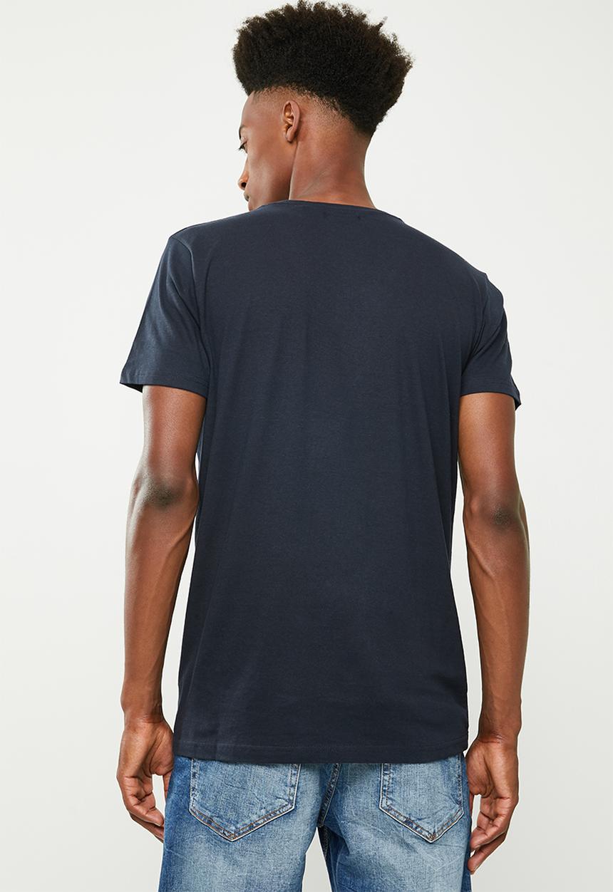 Brave Soul - Bahama T-shirt - navy