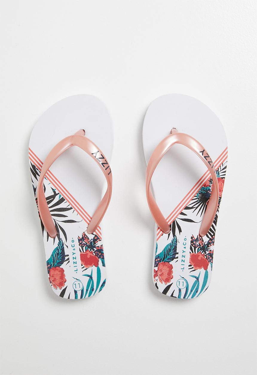 Lizzy - Lorraine flip flop - coral