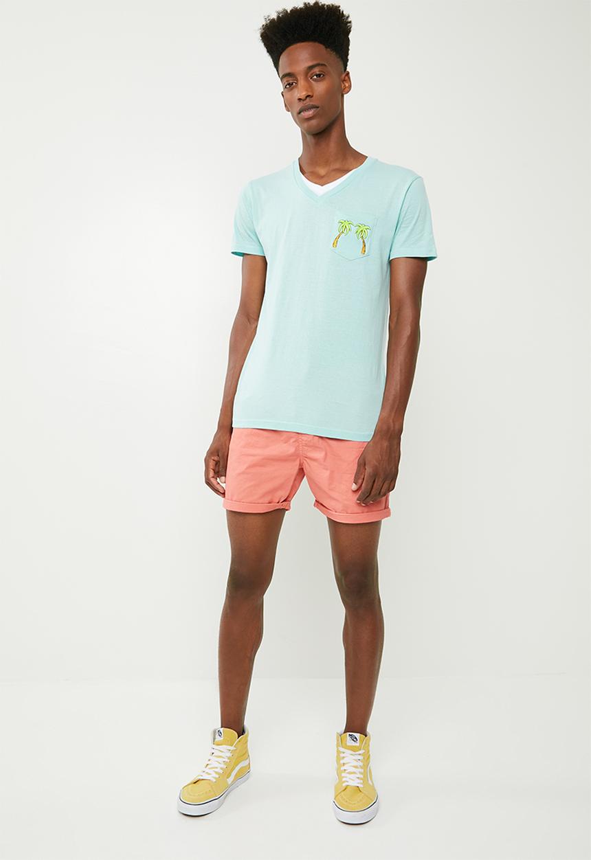 Brave Soul - Bahama T-shirt - blue