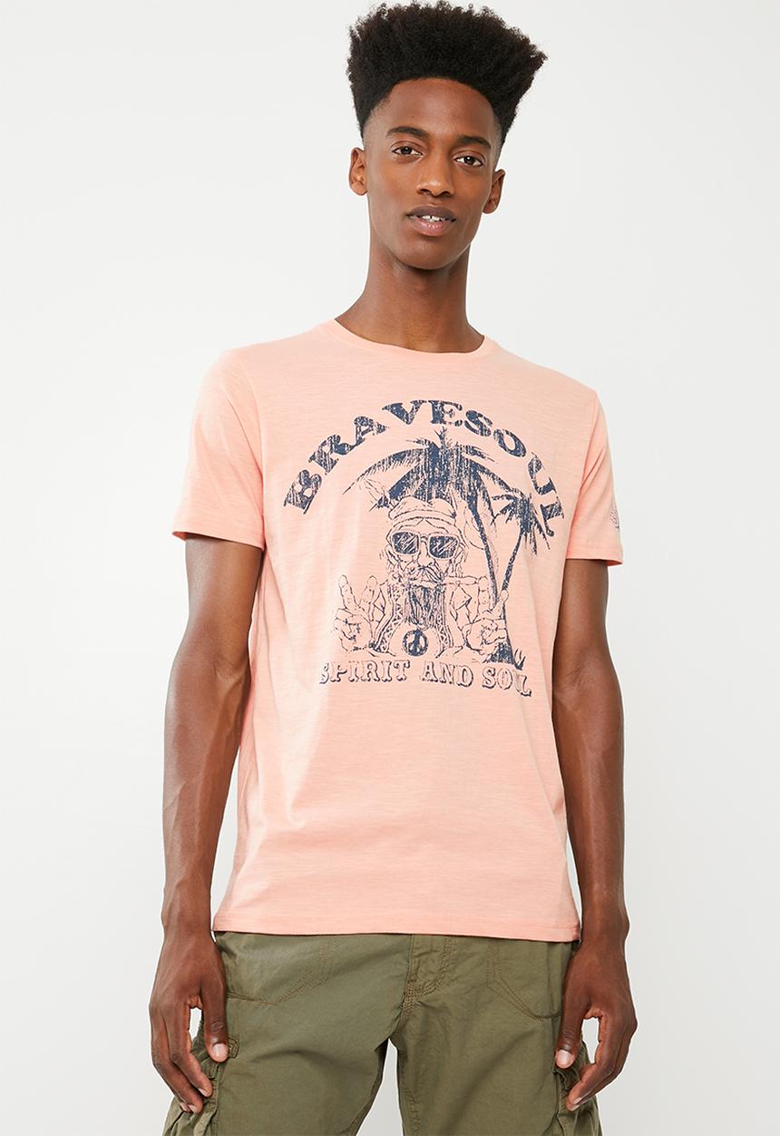 Brave Soul - Hippie T-shirt - pink