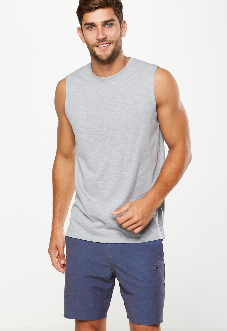 Cotton On - Coar urban tech muscle - grey 