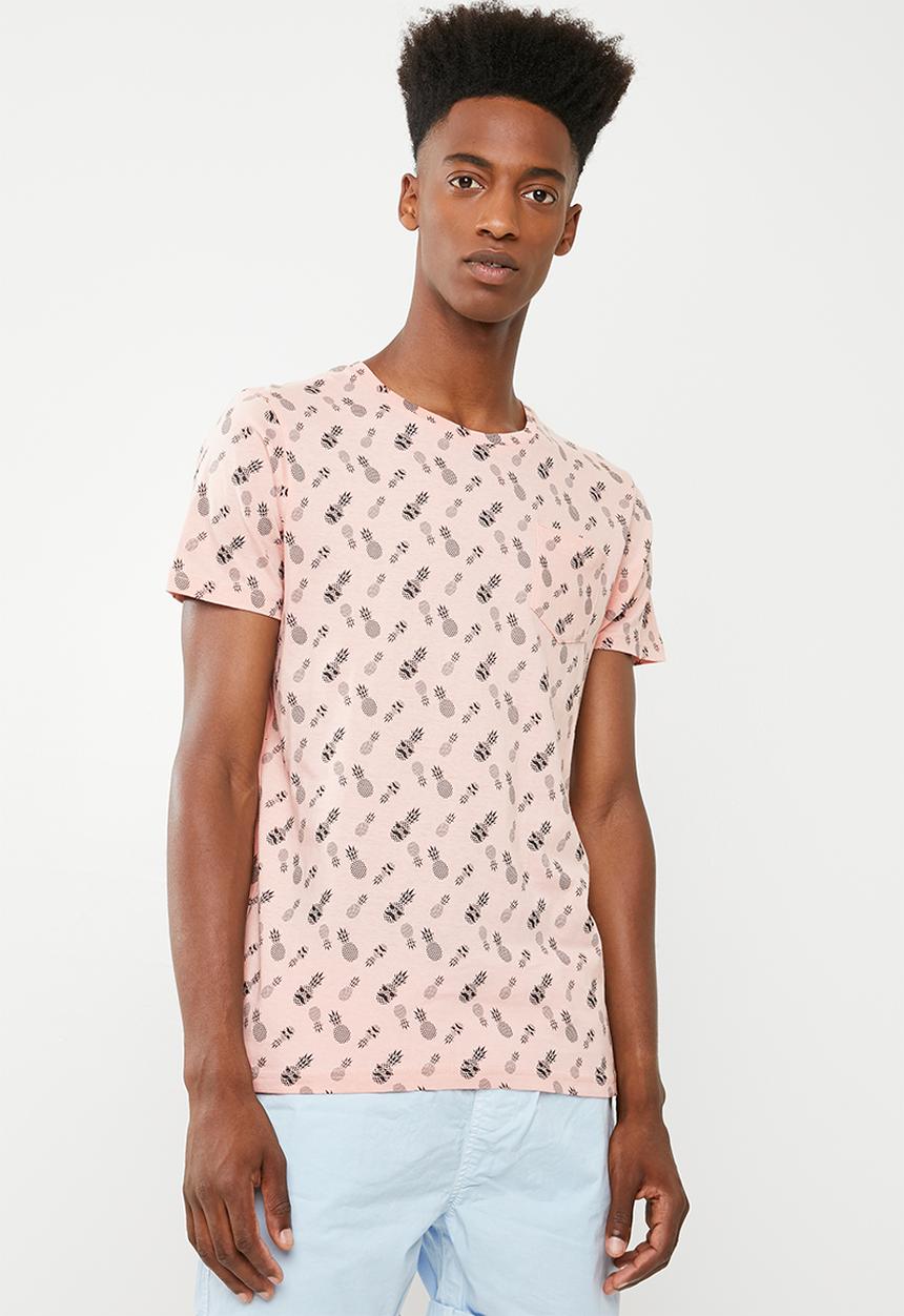 Brave Soul - Astor T-shirt - pink 