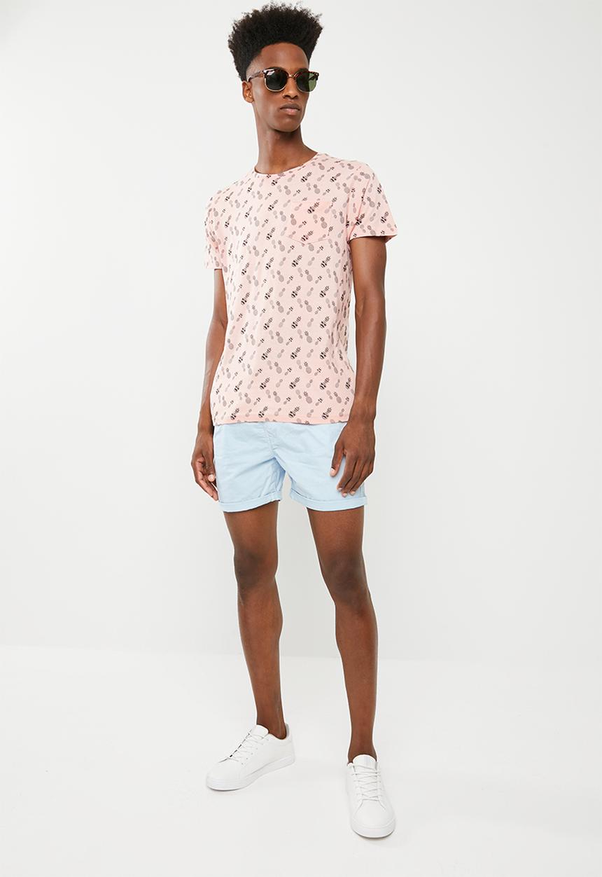 Brave Soul - Astor T-shirt - pink 