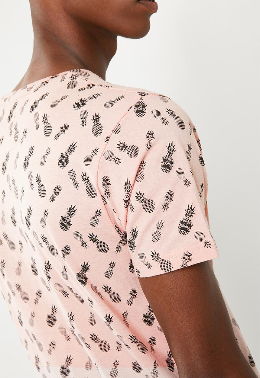 Brave Soul - Astor T-shirt - pink 