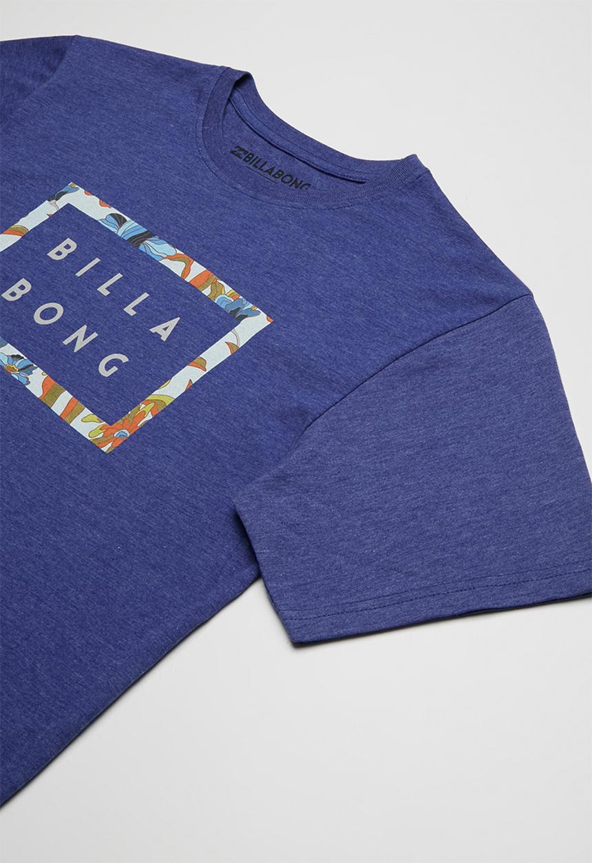 Billabong  - Border cut tee - blue