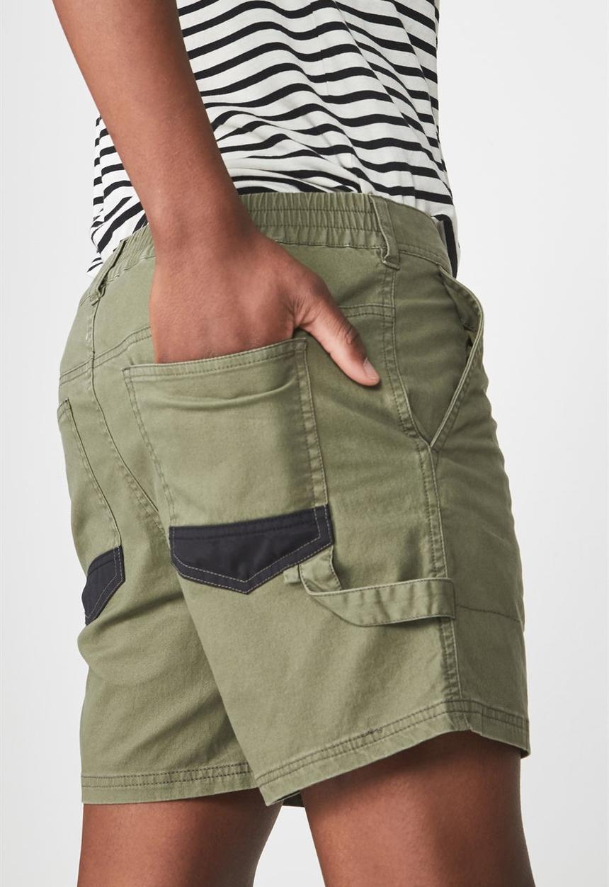 Cotton On - Worker short - khaki