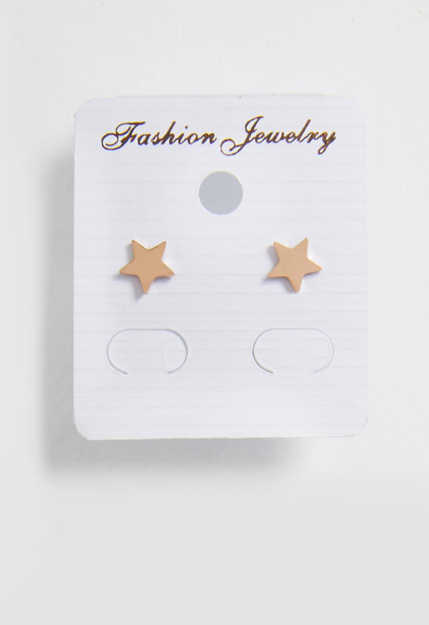 Pop Candy - Star earrings  - rose gold